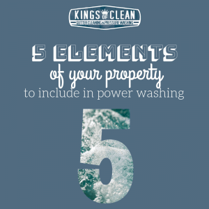 5 Elements of Your Property to Include in Power Washing