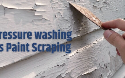 Pressure Washing v. Paint Scraping