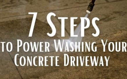 7 Steps to Power Washing your Concrete Driveway