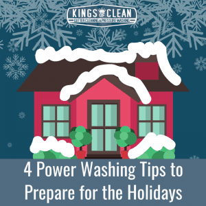 4 Power Washing Tips to Prepare for the Holidays