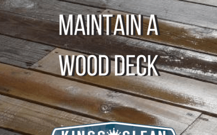 How to Maintain a Wood Deck