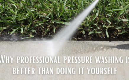 Why professional power washing is better than DIY