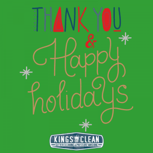 Thank You & Happy Holidays from Kings of Clean