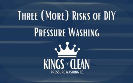 Three (More) Risks of DIY Pressure Washing