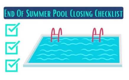End of Summer Pool Closing Checklist