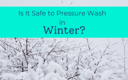 Is it safe to pressure wash in winter?