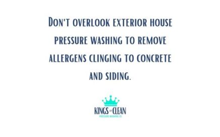Remove Allergens Clinging to Concrete and Siding